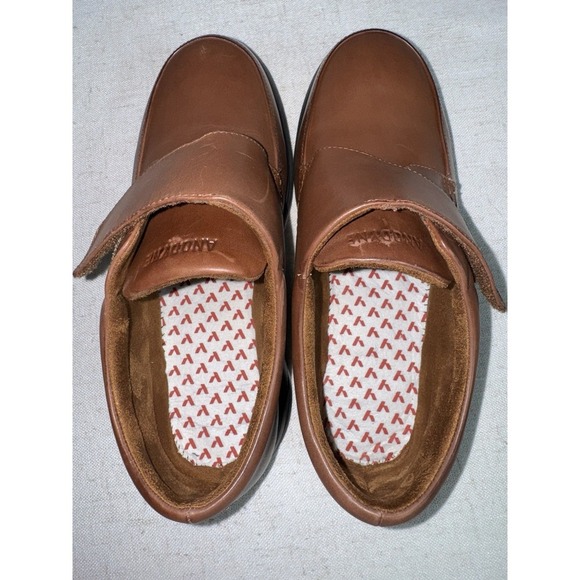 Anodyne No 28 Men\'s Casual Oxford Dress Shoes Brown 9.5 Extra‎ Wide XW Hook Loop main image 12
